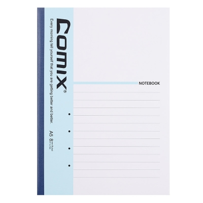 齐心 C4802 经典系列无线装订本 A5 40张笔记本软面抄软抄本