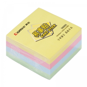 齐心 D5005 强力系列易事贴四色混装 3X3英寸告示贴