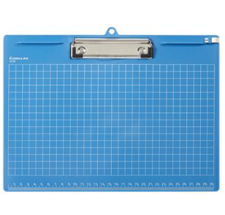 齐心 A725 便携式 书写板夹 A4 横式 蓝色