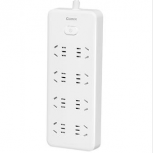 齐心 PCP-WZ848 延长线插座插板，插线板 8位40孔 总控全长5米