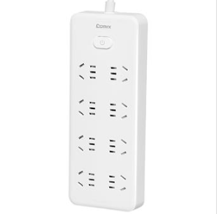 齐心 PCP-WZ848 延长线插座插板，插线板 8位40孔 总控全长5米