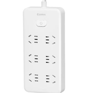 齐心 PCP-WZ628 延长线插座插板 插线板 6位30孔 总控全长3米