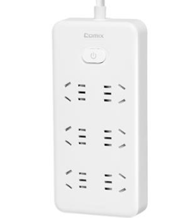 齐心 PCP-WZ628 延长线插座插板 插线板 6位30孔 总控全长3米