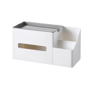 齐心 B2277 纸巾抽多功能收纳盒 244*102*132mm抽纸盒 纸巾盒笔筒