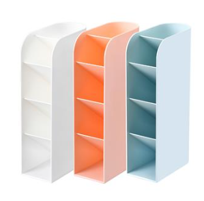 齐心 B2279 竖格收纳盒笔筒（五格） 52*105*204