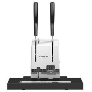 齐心 CM-3008S 宽板省力财务装订机40mm 黑白