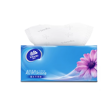 维达V3329 抽纸 133mm*195mm  3层 130抽 6包/提